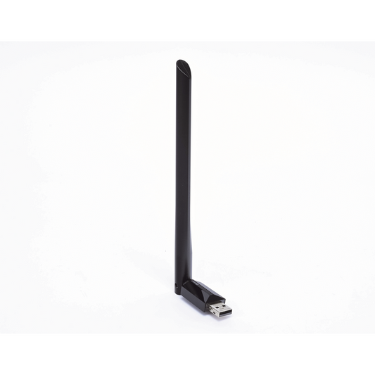 Adaptador USB inalámbrico doble banda AC 600 Mbps, antena de alta ganancia.