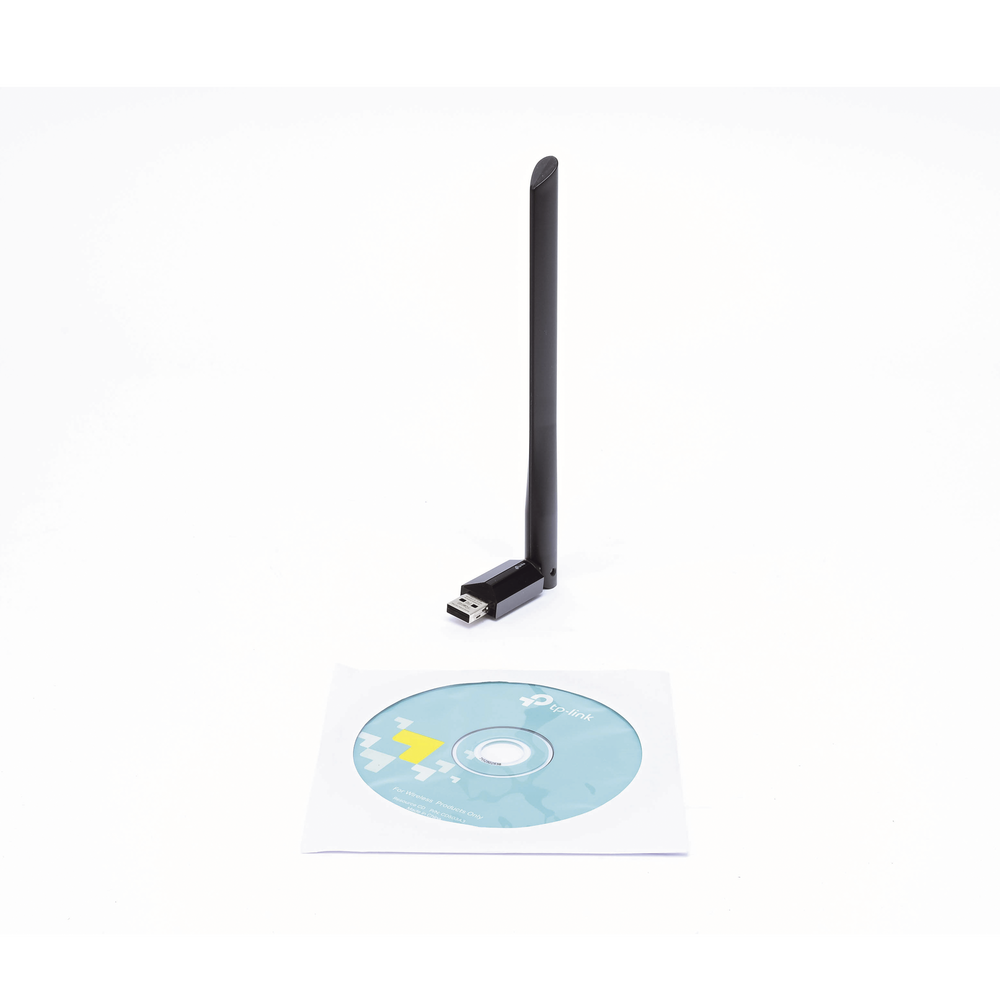 Adaptador USB inalámbrico doble banda AC 600 Mbps, antena de alta ganancia.