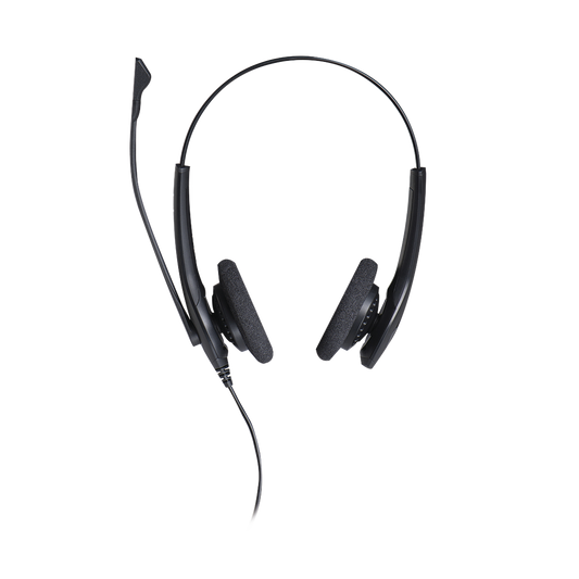 Jabra Biz 1500 Duo, auricular profesional con cancelación de ruido, ideal para contact center con conexión USB (1559-0159)