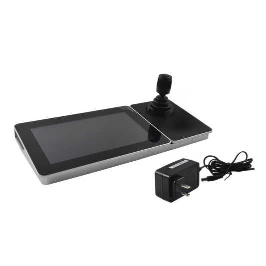 Controlador IP (Joystick) con Pantalla Táctil de 10.1" / S.O. Android ver. 4.4 / Compatible con cámaras IP, Domos IP / PTZ IP / DVRs y NVRs epcom, HiLook y HIKVISION