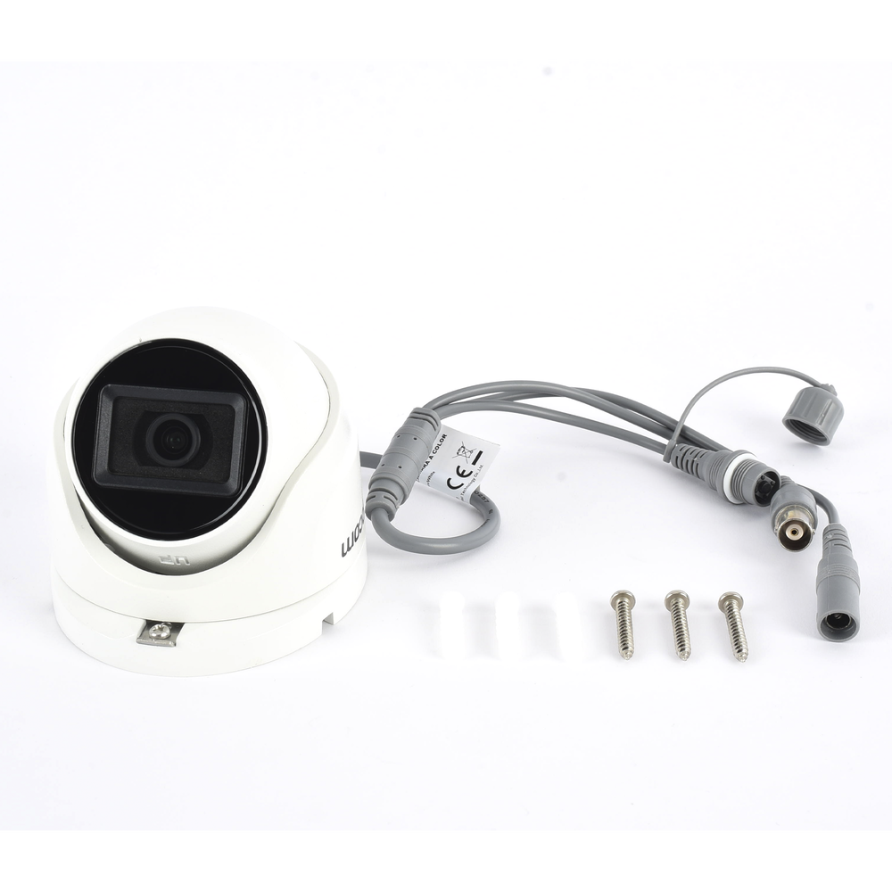 Turret TURBOHD 5 Megapixel / Lente 2.8 mm / 30 mts IR EXIR / Exterior IP67 / Metal / 4 en 1 / dWDR