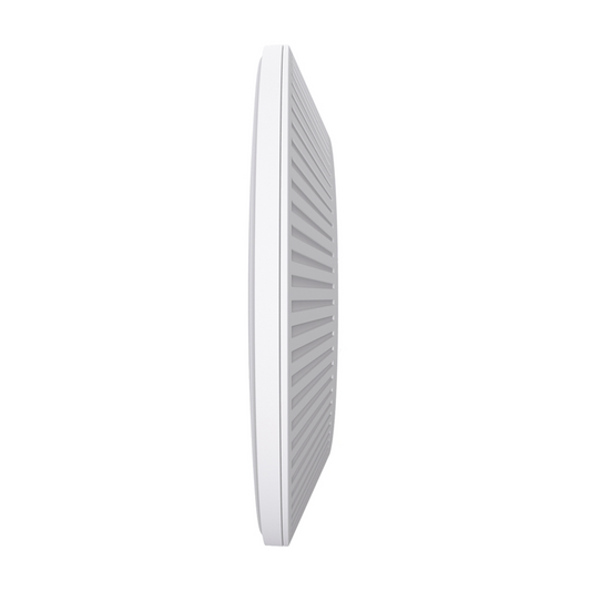 Punto de Acceso Omada / Wi-Fi 6 AX5400 MU-MIMO 4x4 / Mesh Omada / Alta Densidad de Usuarios / Configuración por Controlador o Stand-Alone / Para Montaje en Techo/pared / Alimentación PoE+