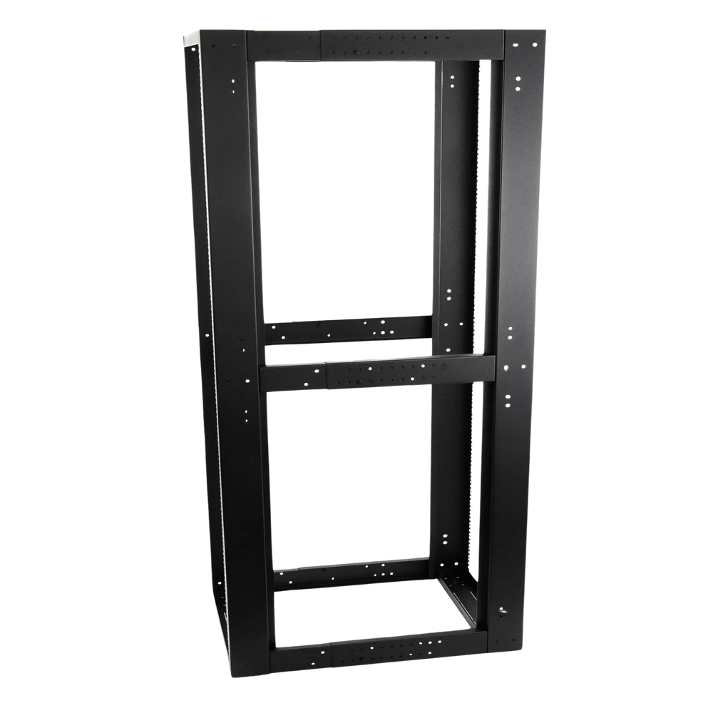 Rack Estándar 19" de 4 Postes, Acero, 45 Unidades, Profundidad Ajustable.
