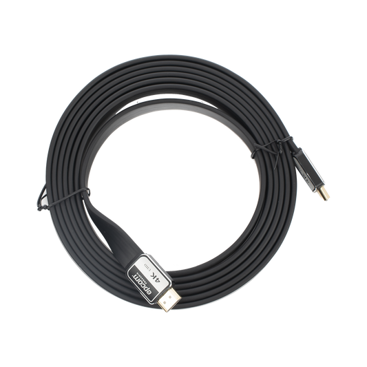 Cable HDMI de 3 Metros (9.84 Pies) | Alta Definición | Versión 2.0 | Alta Velocidad 18Gbps | 4K@60Hz | Conectores Chapados en Oro | Tipo Plano