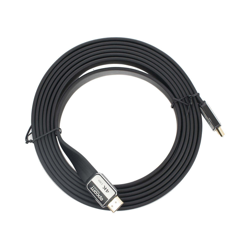 Cable HDMI de 3 Metros (9.84 Pies) | Alta Definición | Versión 2.0 | Alta Velocidad 18Gbps | 4K@60Hz | Conectores Chapados en Oro | Tipo Plano