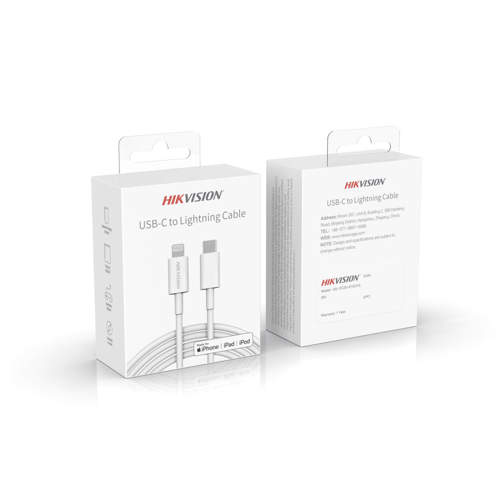 Cable USB-C a Lightning / MFi Certificado / 1 Metro (3.28 Pies) / Ideal para iPhone, iPad y iPod / Carga Rápida 3 Amp / Carga y Sincronización de Datos / 480 Mbps / 60 Watts