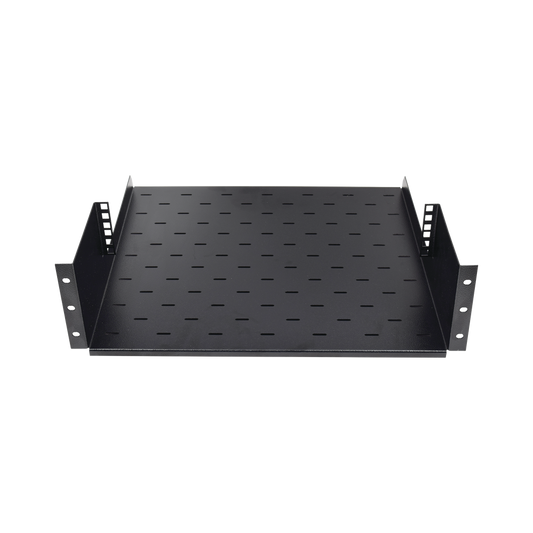 Rack Abierto de Montaje en Pared, de 19in, de 2 Unidades de Rack, con Charola de 460 mm de Profundidad, Se envía el Gabinete Armado.