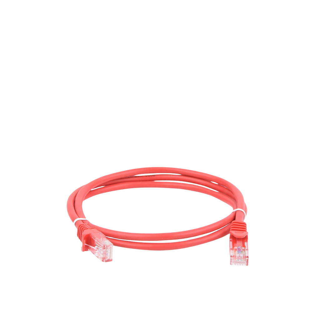 Cable de Parcheo UTP Cat6 - 0.5 Metros (1.64 Pies) - Rojo