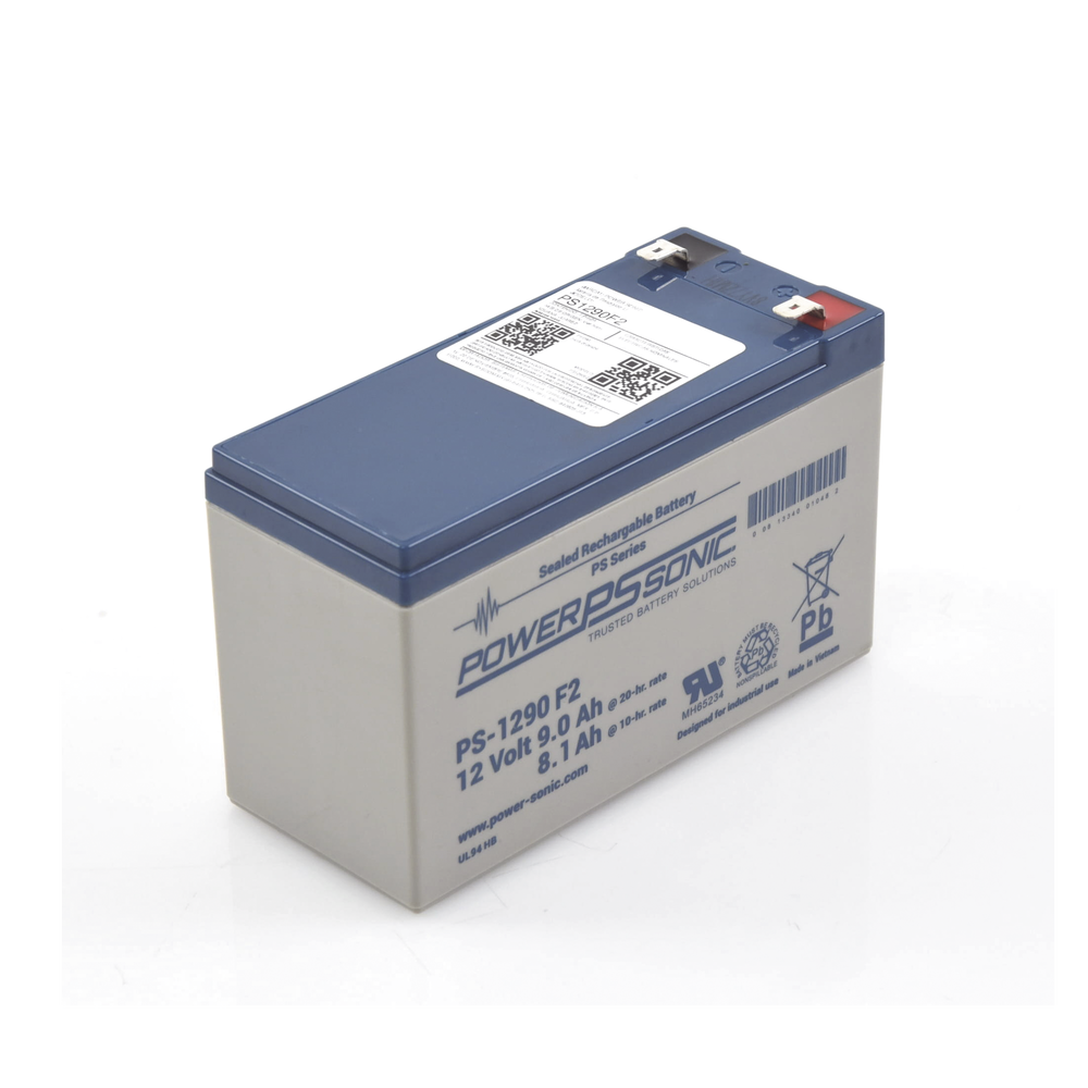 Batería 12V, 9AH, Para Respaldo, Tecnologías AGM/VRLA, 5 Años Vida Útil, Terminales F2, Reconocida UL