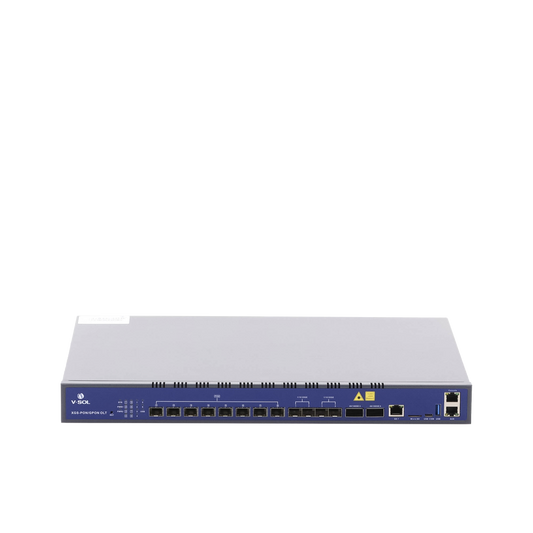 OLT Combo de 8 Puertos XGSPON/GPON / 7 Puertos Uplink (1 Puerto RJ45 + 4 Puertos SFP28 + 2 Puertos QSFP28) / Hasta 2,048 ONUs