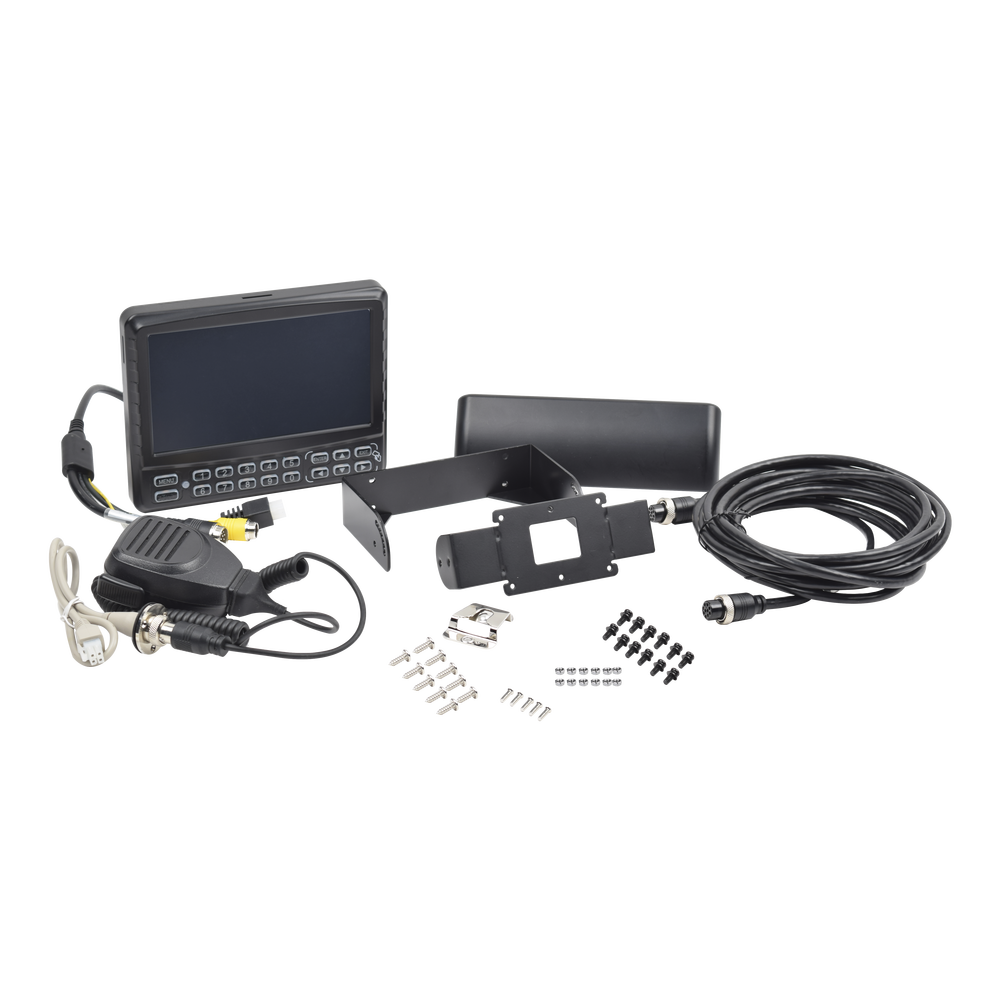 Panel de Control Dáctilar Multifuncional con Monitor de 7" / Soporta Audio de Dos Vías / Compatible con DVR´s Móviles XMR Epcom