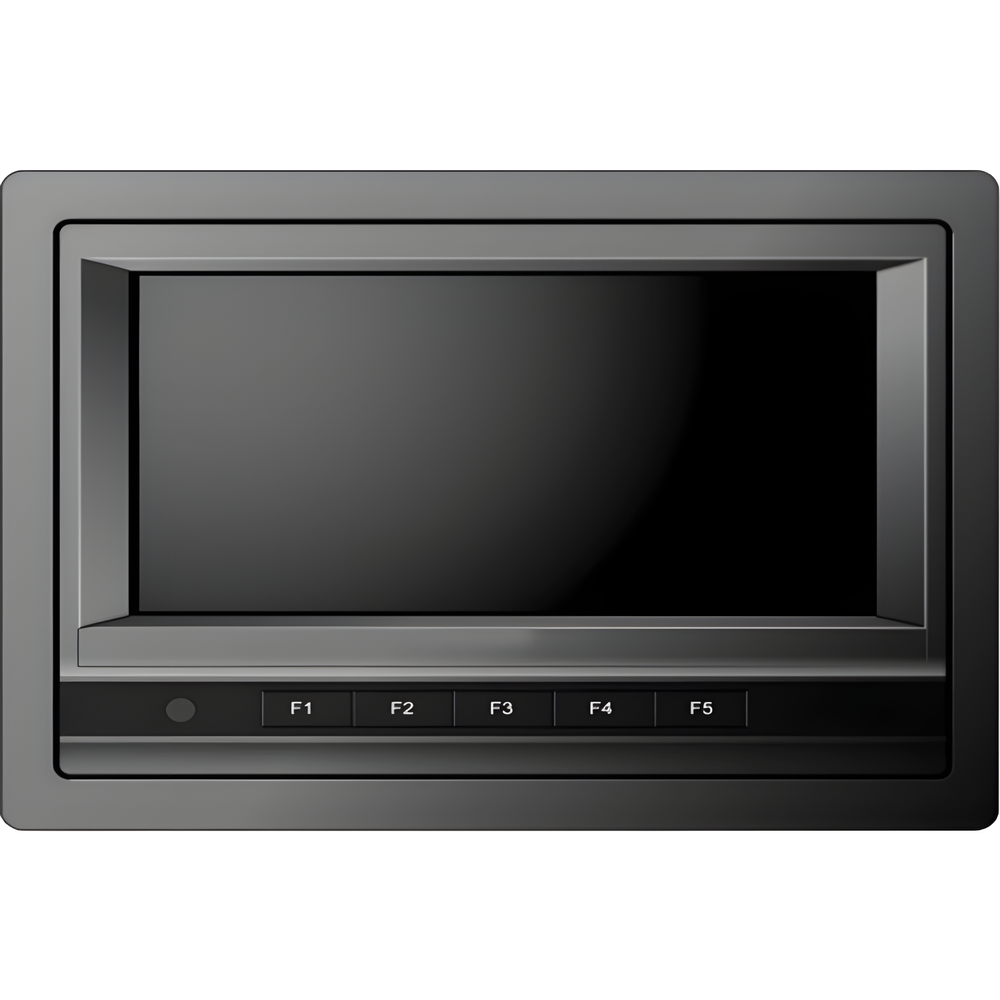 Monitor Táctil (Touch) y Botones de 7" LCD / Compatible con DVR Móvil HIKVISION / Conector Tipo Aviación