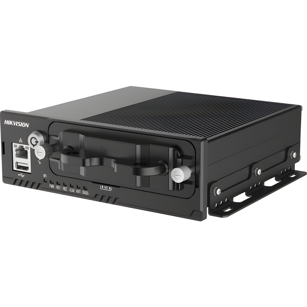 DVR Móvil 1080P (2 Megapixel) / 4 Canales TURBO + 4 Canales IP / GPS integrado / Sensor G / Alarmas I/O / Alimentación 9-36VCC