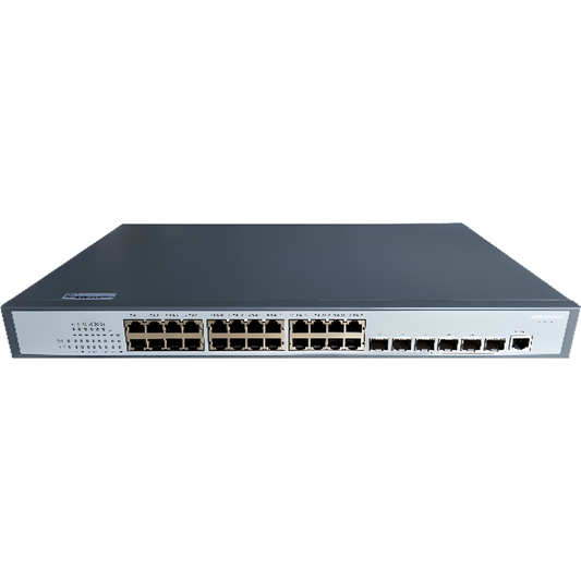 Switch Core Gigabit / Administrable Capa 3 / 24 Puertos 1000 Mbps / 6 Puertos SFP+ 10 G de Uplink / IGMP / VLAN / GRMP