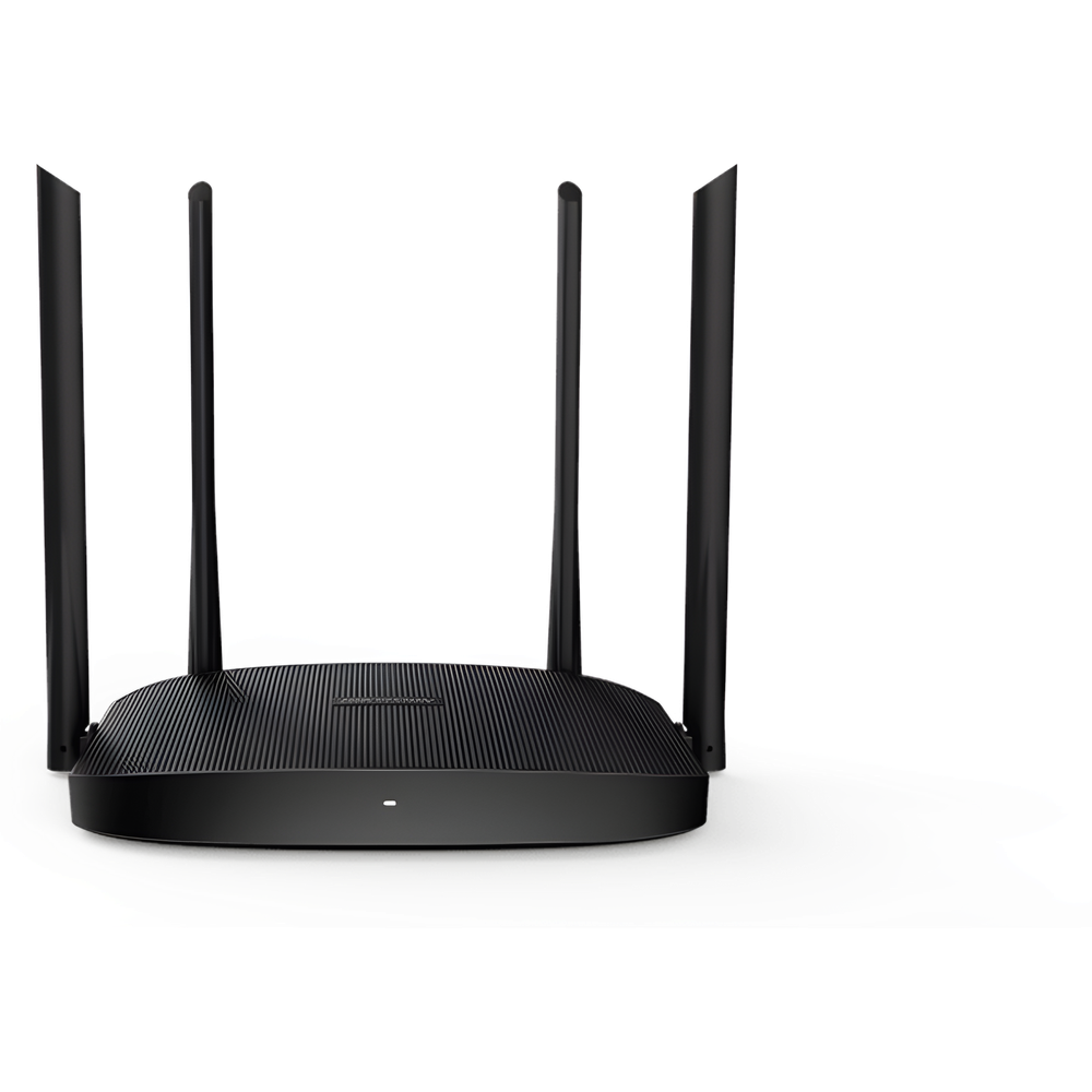 Router Inalámbrico WISP / Hasta 1200 Mbps / Doble Banda AC (2.4 GHz y 5 GHz) / 3 Puertos LAN 10/100 Mbps + 1 Puerto WAN 10/100 Mbps / 4 Antenas Externas Omnidireccional de 5 dBi / Interior