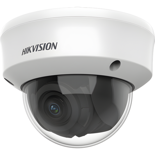Domo TURBOHD 2 Megapixel (1080p) / Lente Varifical 2.7 a 13.5 mm / 40 mts IR EXIR / Exterior IP67 / IK10 / dWDR / Ultra Baja Iluminación / 12 Vcc