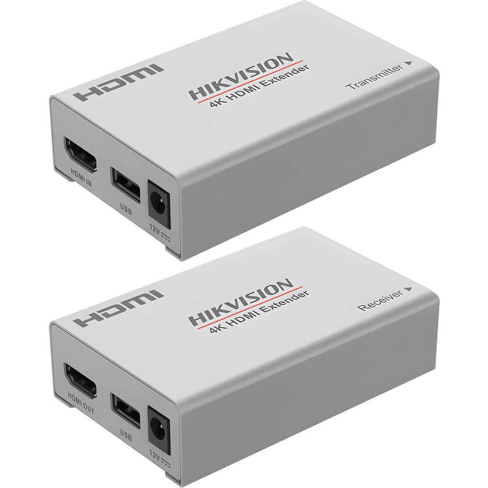 Kit Extensor de Video y Audio HDMI / 4K (3840×2160) a 60 Hz / Hasta 120 m (393.7 ft) con Cat 6 / Cero Latencia / Plug-and-Play / Transmisor y Receptor