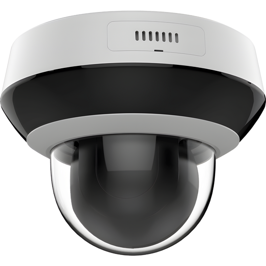 Mini Domo PTZ IP 6 Megapixel / 4X Zoom / Micrófono y Bocina Integrada / ACUSENSE / H.265+ / 20 mts IR EXIR / WDR / PoE / IK10 / IP66 / DarkFighter / / Micro SD
