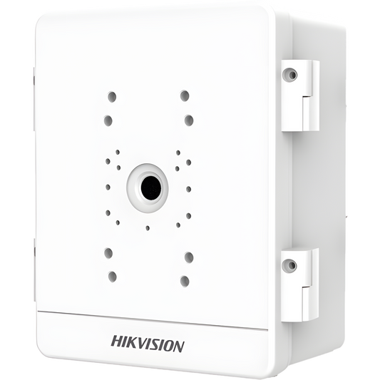 Caja para Videovigilancia para Exterior / Uso en Montaje o Pared / IP66 / IK10 / Dimensiones: 306 X 220 X 130 mm / Soporta 1 Dispositivo (PTZ, Bocina, Cámara Fija)