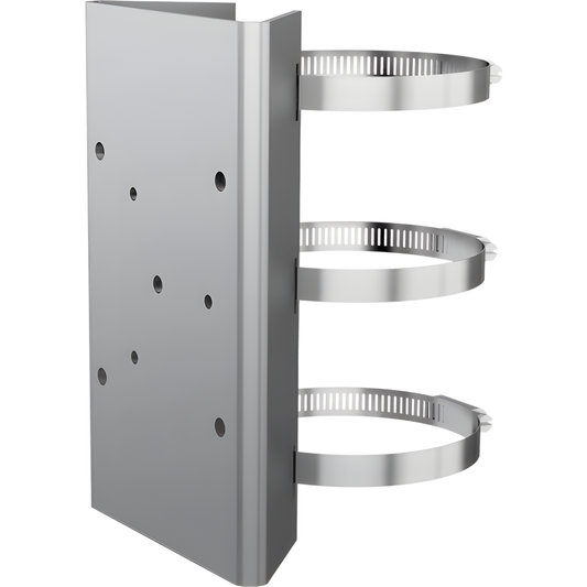 Montaje de Poste para PTZ / Acero Inoxidable / Compatible con PTZ HIKVISION