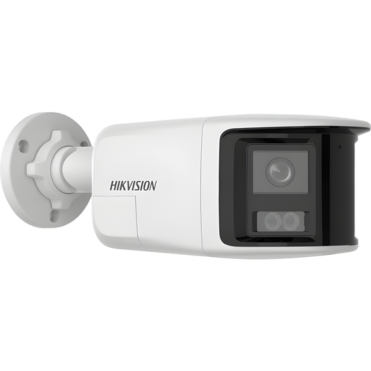 CÁMARA RED BALA FIJA INTELIGENTE HÍBRIDA 6 MP / LUZ SMART HYBRID LARGO ALCANCE / 180° CAMPO DE VISIÓN / COMPRESIÓN H.265+ / ALMACENAMIENTO SD 512 GB / EXTERIOR IP67 / AUDIO BIDIRECCIONAL / ALARMA ESTROBOSCÓPICA / DET