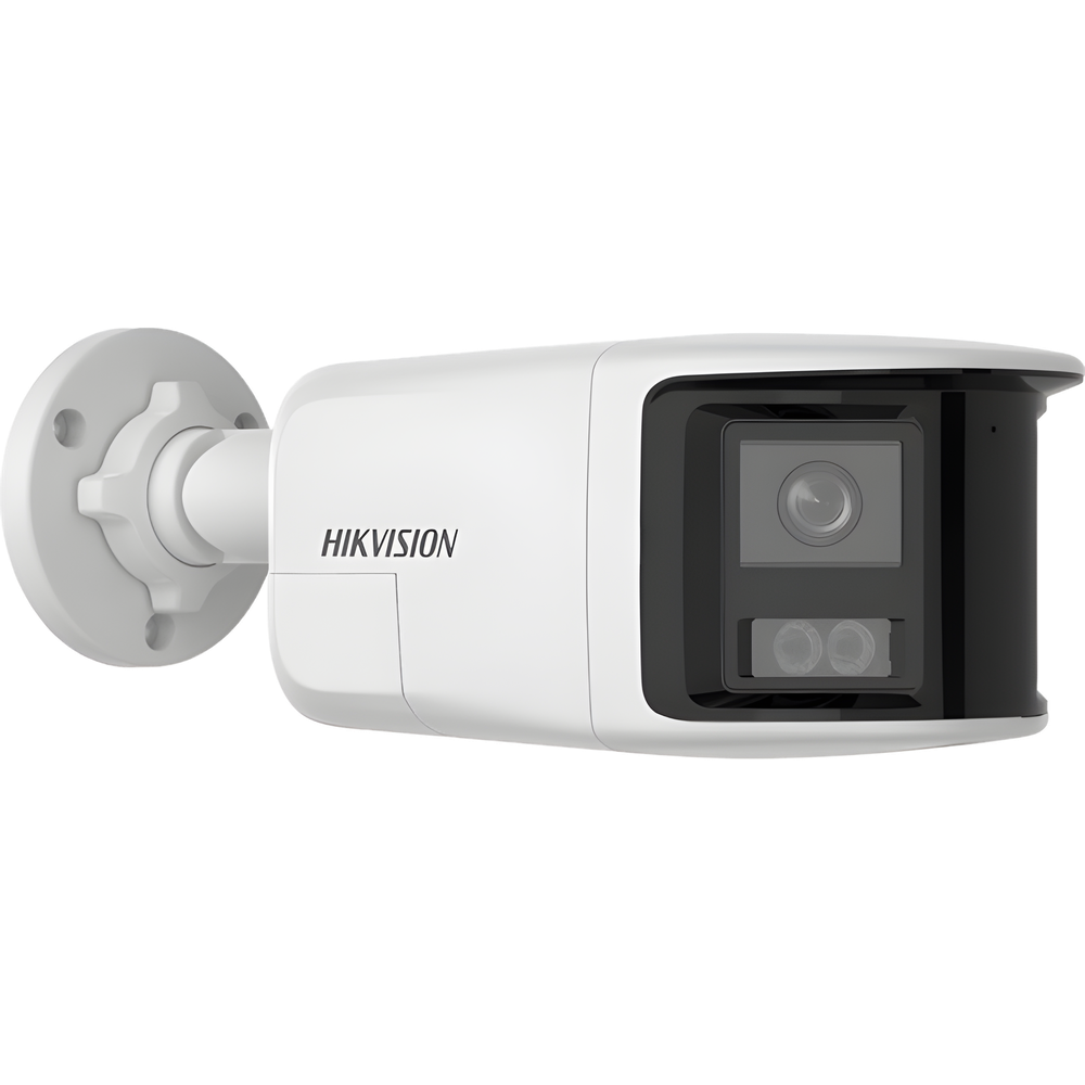 CÁMARA RED BALA FIJA INTELIGENTE HÍBRIDA 6 MP / LUZ SMART HYBRID LARGO ALCANCE / 180° CAMPO DE VISIÓN / COMPRESIÓN H.265+ / ALMACENAMIENTO SD 512 GB / EXTERIOR IP67 / AUDIO BIDIRECCIONAL / ALARMA ESTROBOSCÓPICA / DET
