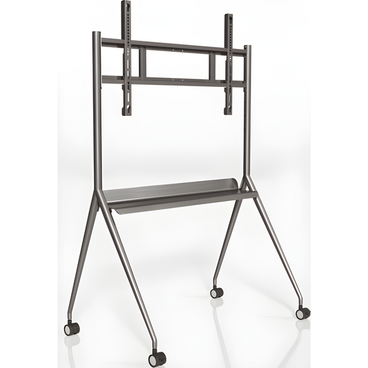 Montaje de Piso Móvil para Pantallas de 55" hasta 75" / Compatible con VESA / Incluye Soporte para la Pantalla
