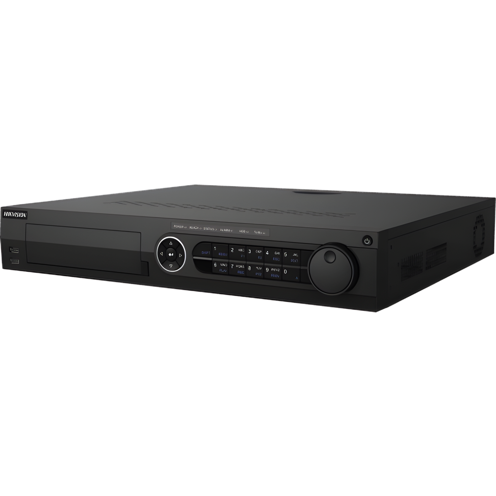 DVR 4K/8MP 16 Canales TurboHD + 18 Canales IP / 4 Bahías de Disco Duro / Audio por Coaxitron / AcuSense / 16 Entradas de Alarma / 2 Salida de Video Independiente