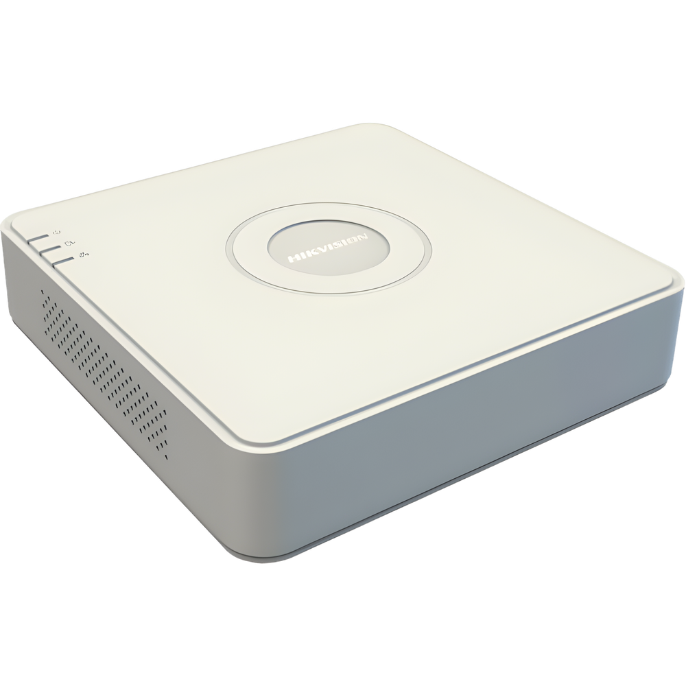 NVR 4 Megapixel (Compatible con Cámaras ACUSENSE) / 4 canales IP / 4 Puertos PoE /1 Bahía de Disco Duro / Salida de Vídeo Full HD