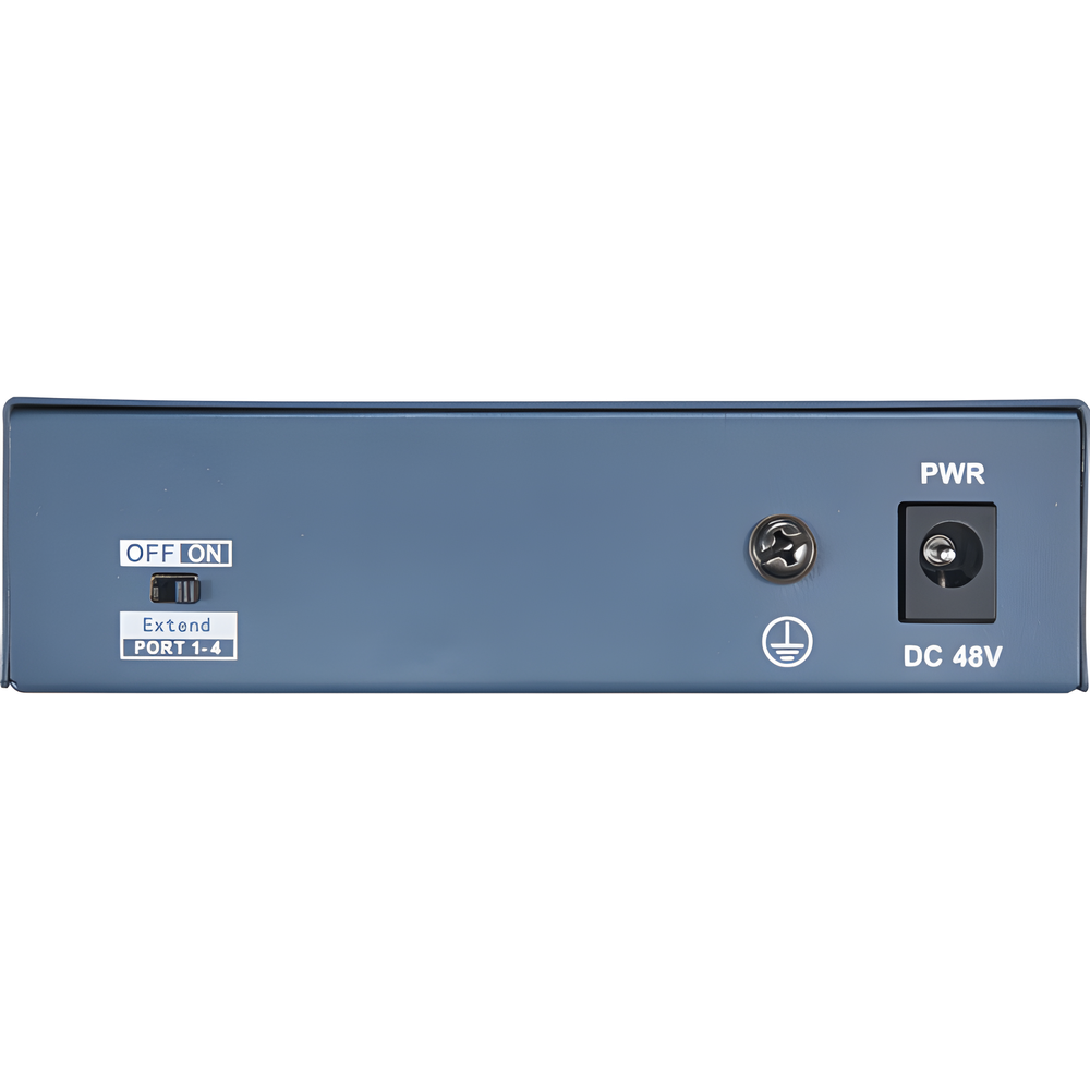 Switch PoE / 250 Metros PoE LARGA DISTANCIA / 4 Puertos 802.3at (30 W) 10/100 Mbps + 1 Puerto Uplink (10 / 100 Mbps)