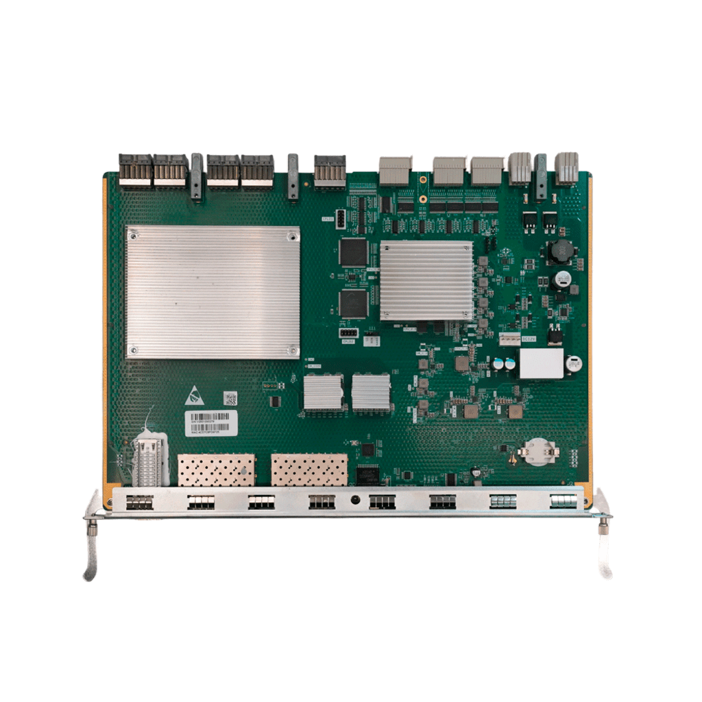 Tarjeta de Control y Uplink para OLT V-SOL V5600-X7 / 8 Puertos SFP+ (1/10G) / 1 Puerto QSFP28 (40GE/50GE/100GE) / 1 Puerto AUX
