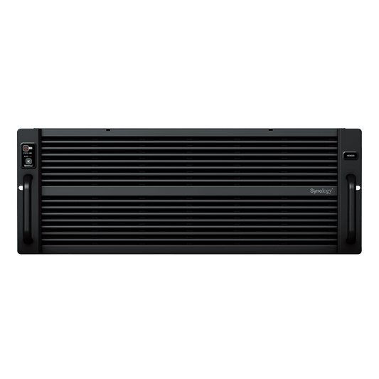 Servidor de Almacenamiento Synology HD6500 High Density 4U | 60 Bahías | Expansión hasta 300 Unidades | Procesadores Dual Intel Xeon Silver 10 Núcleos | Memoria DDR4 ECC RDIMM hasta 512 GB | Redes 10/25GbE | Fibre Channel | Garant&
