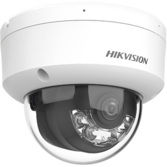 Domo IP 4 Megapixel / Lente 2.8 mm / 30 mts IR / WDR 120 dB / Exterior IP67 / Hik-Connect P2P / H.265+ / PoE / ONVIF
