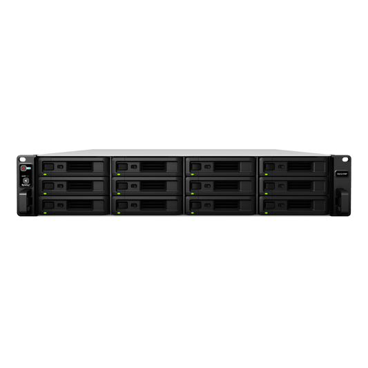 Unidad de Expansión Synology RX1217/RX1217RP | 12 Bahías de Disco | Compatible con RackStation 2U | Expansión de Volumen en Línea | Fuentes de Alimentación Redundantes (RX1217RP) | Administración DSM.