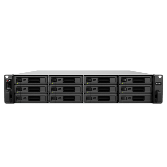 Unidad de Expansión Synology RX1225RP | 12 Bahías para Unidades 3.5" y 2.5" SATA HDD/SSD | Intercambio en Caliente | Fuente de Alimentación Redundante | Compatible con Synology DSM .