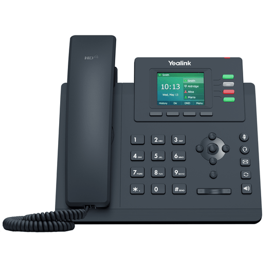 Teléfono IP Empresarial Yealink SIP-T33G con Doble Puerto Gigabit Ethernet y 4 Líneas SIP