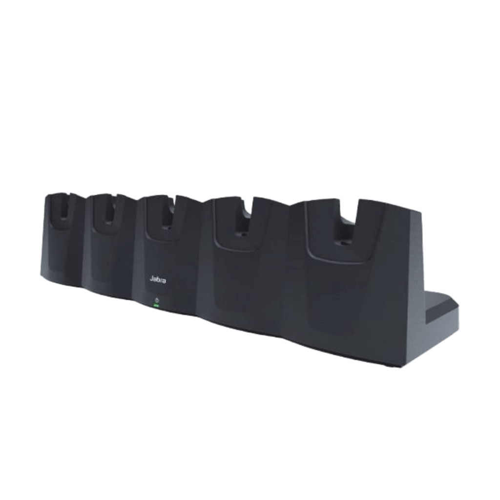 Estación de Carga / 5 Bays / Para Headset Perform 45 / Actualización Firmware USB / LED Indicadores / Rack 19 pulgadas / 2 Años Garantía