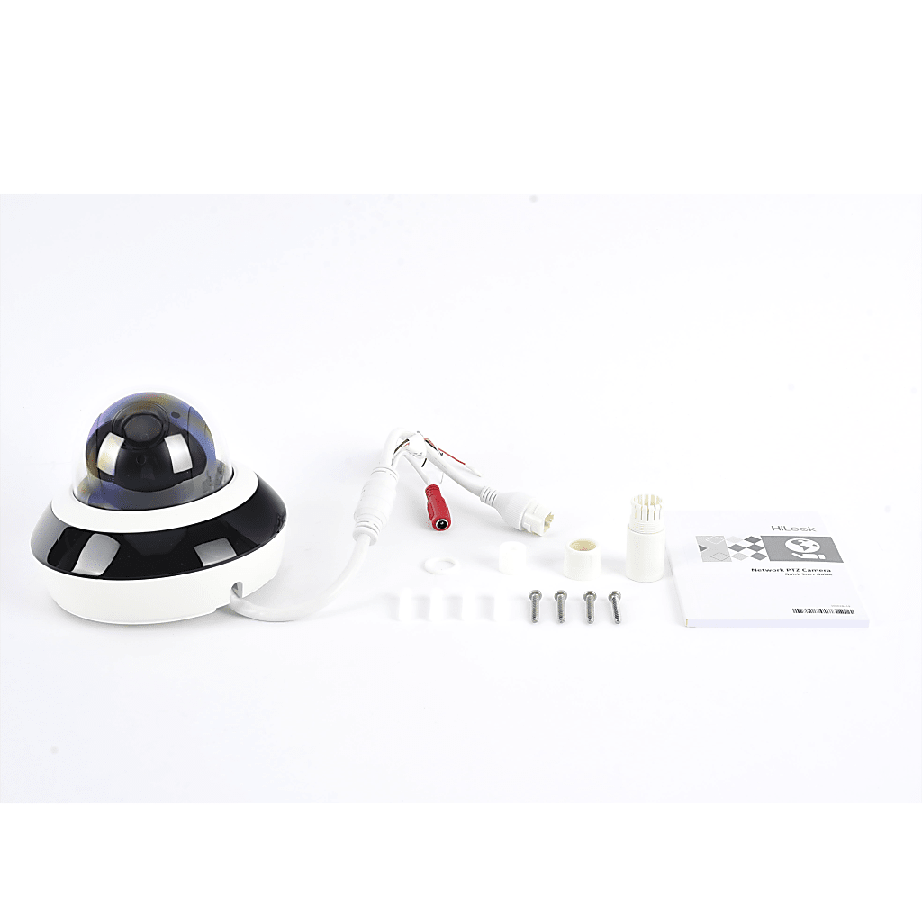 Mini PTZ IP 2 Megapixel / 4X Zoom / Audio Bidireccional / H.265+ / 20 mts IR EXIR / WDR 120 dB / PoE / IK10 / IP66 / Ultra Baja Iluminación / Micrófono Integrado / Micro SD