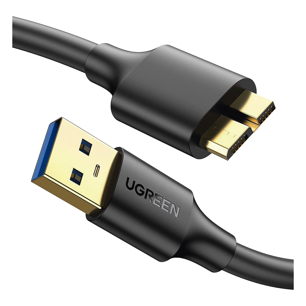 Cable Adaptador USB-A 3.0 a Micro USB 3.0 / 0.5 Metros / Carga y Sincronización de Datos / Velocidad de hasta 5 Gbps / Blindaje Interior Múltiple / Núcleo de Cobre Estañado de 22 AWG / Compatibilidad Universal.
