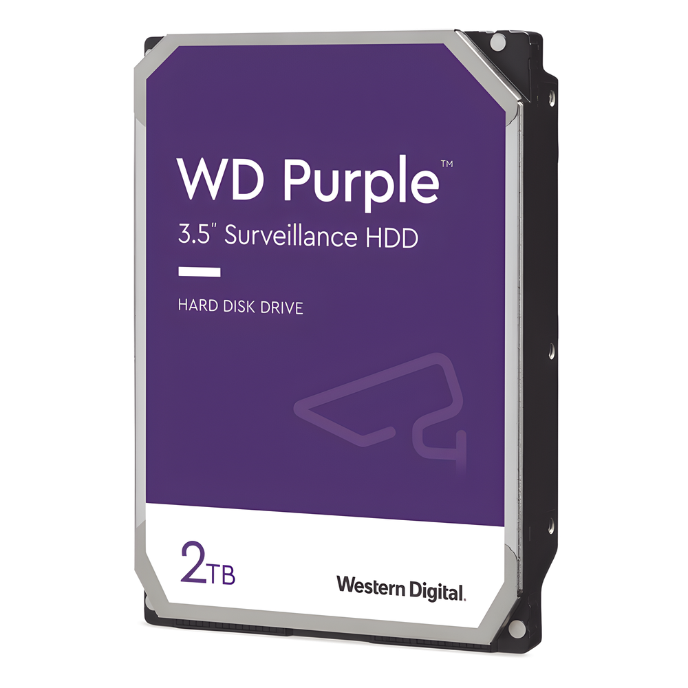 Disco Duro PURPLE de 2TB / 3 AÑOS DE GARANTÍA / Para Videovigilancia