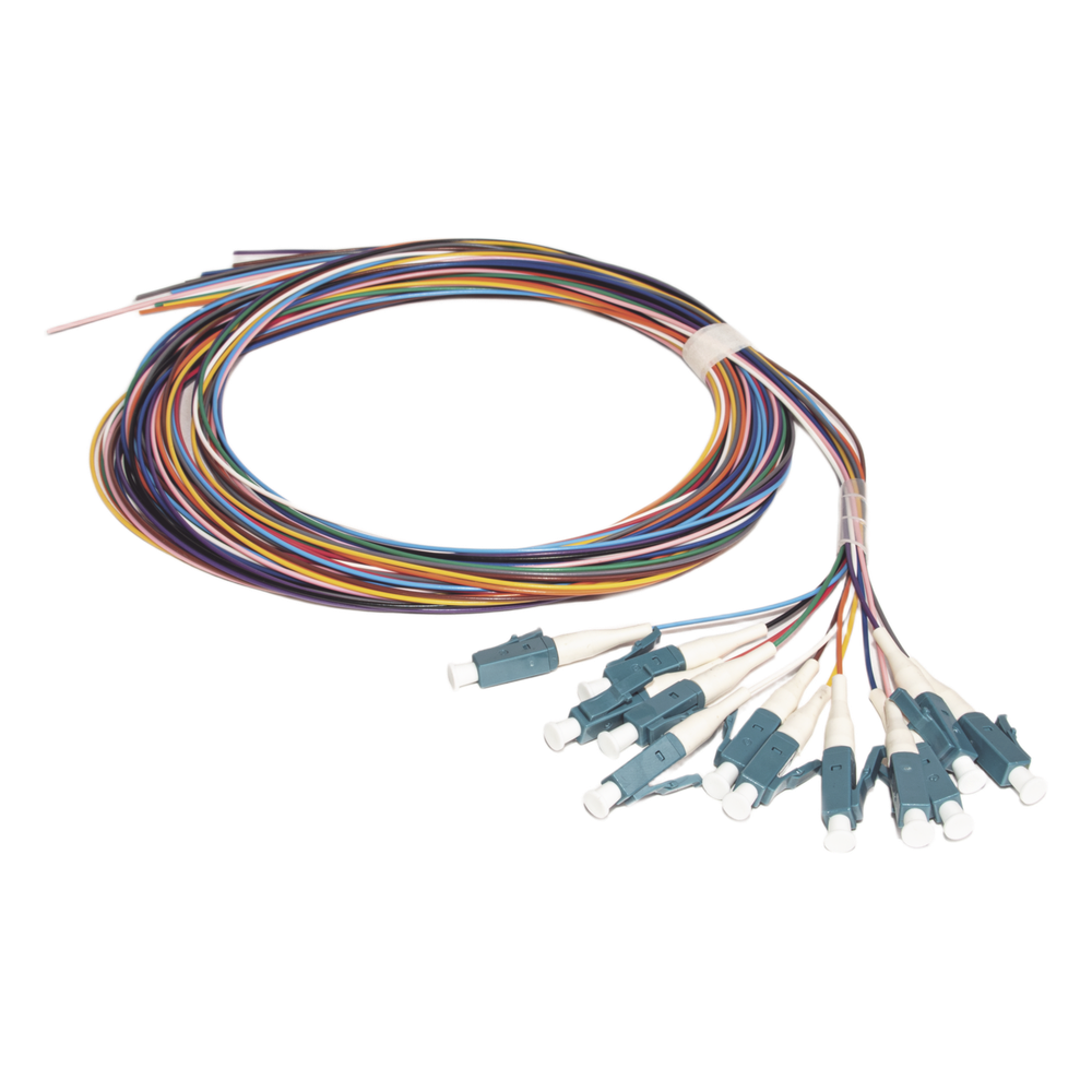 Kit de 12 Pigtails LC/UPC Monomodo 2 Metros (6.56 Pies)