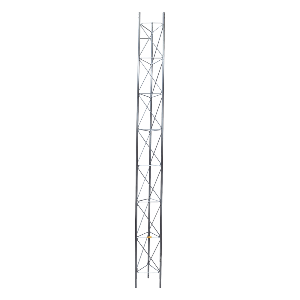 Tramo de Torre Arriostrada de 3m x 45cm, Galvanizado por Inmersión, Hasta 60 m de Elevación. Zonas Húmedas.
