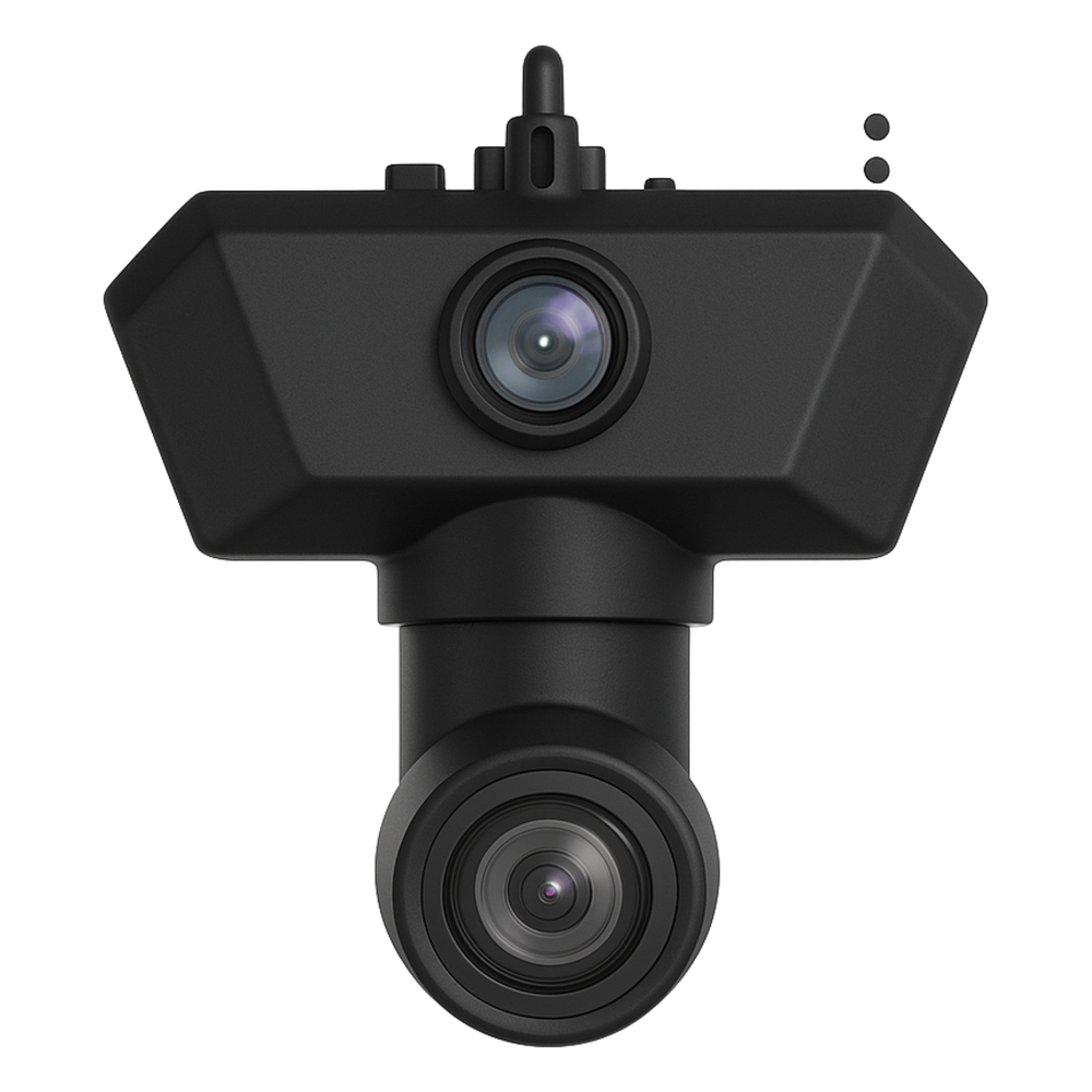 Camara IP / doble lente de 2MP / para interior / especial para solución de policía
