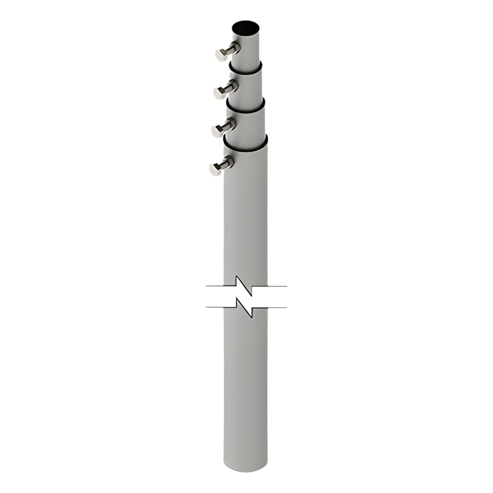 Mástil Telescópico de 12 m. (Requiere accesorios de Instalación)