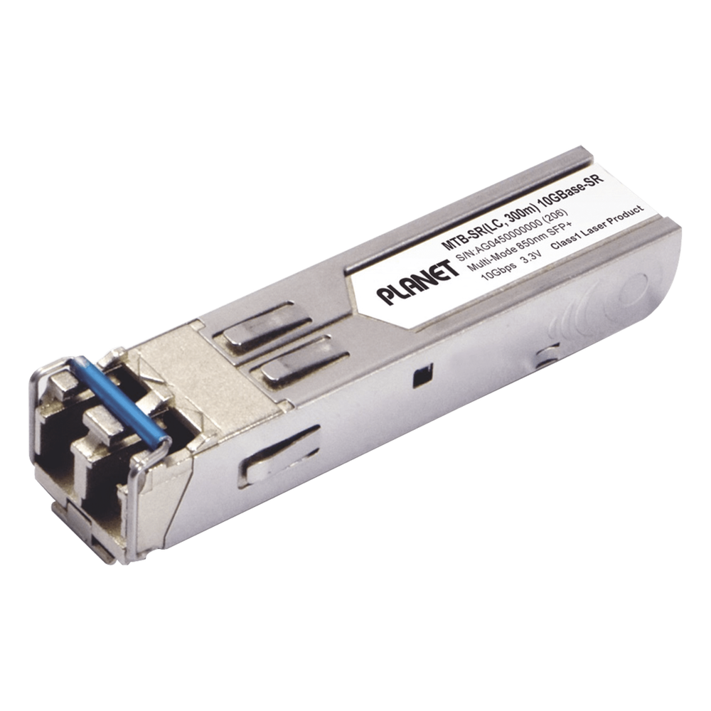 Transceptor mini-GBIC SFP+ 10G LC 1310nm Duplex para fibra monomodo 10 Km