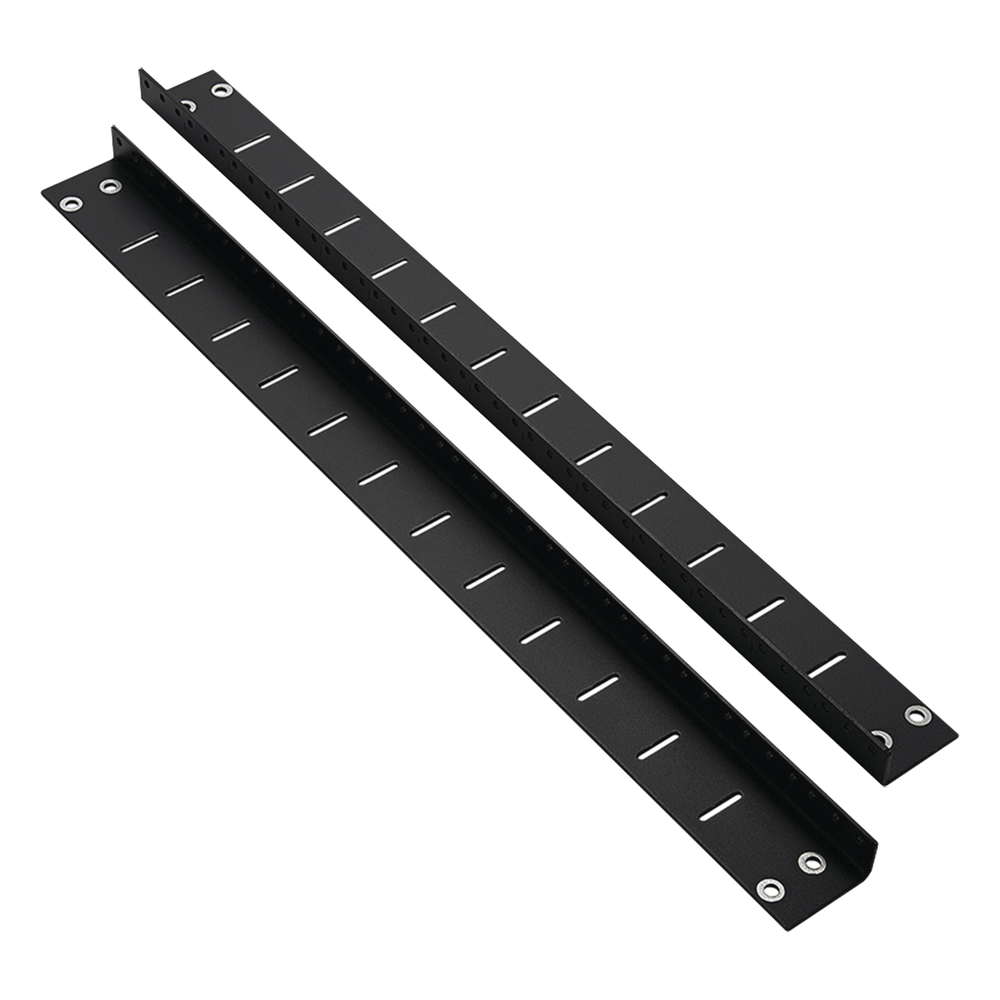 Kit de Rieles Posteriores para Gabinetes PanZone de Panduit, de 12 UR, Color Negro
