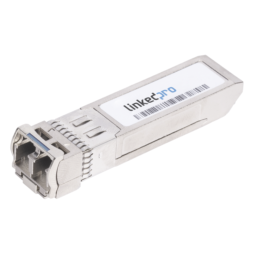 Transceptor Óptico SFP+ (Mini-Gbic) / Monomodo 1550 nm / 10 Gbps / 10GBASE-ER / Conectores LC/UPC Dúplex / DDM / Hasta 40 km