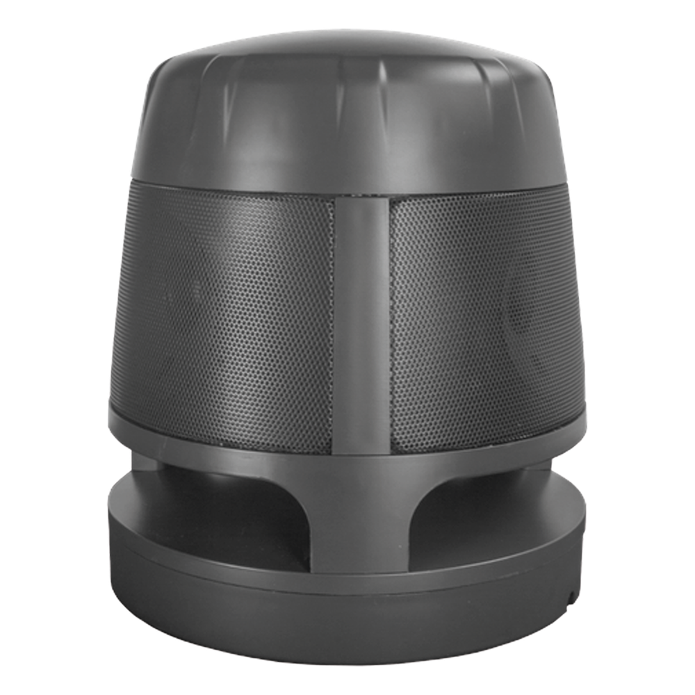 Altavoz para exteriores de 6.5 in | 360 grados | 3 tweeters | 8 ohms | 70V/100V | conmutables
