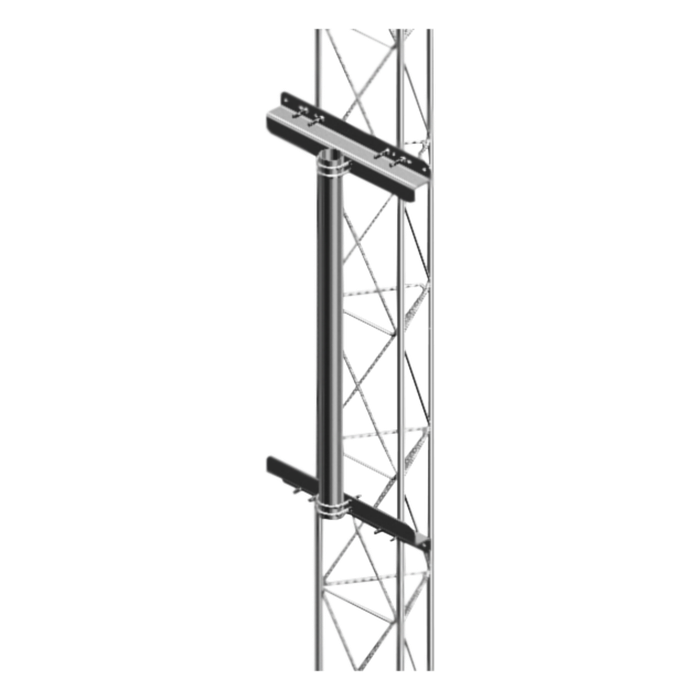 Mástil Robusto de 1 metro para Instalación en torre de tramo STZ30G, STZ35G y STZ45G (Galvanizado por Inmersión en Caliente).