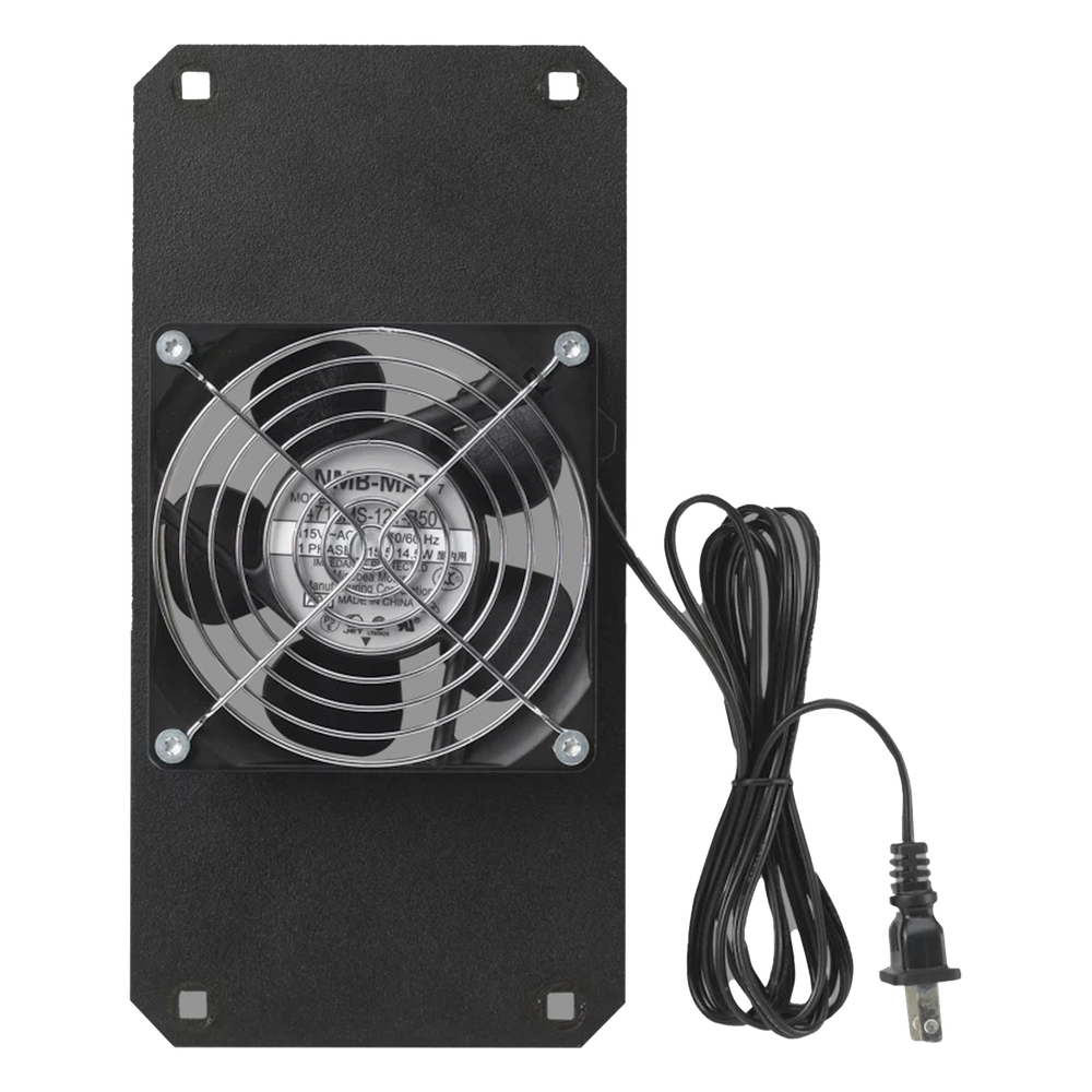 Kit de Ventilador, para Instalación en Gabinetes AccessPlus de Hoffman, de 115 Vca, 100 CFM, De Aluminio, Color Negro